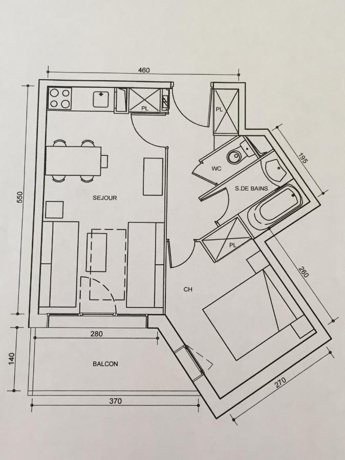 Appartement Vars Екстериор снимка